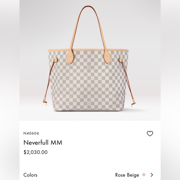 Louis Vuitton Damier Azur Neverfull - Picture 16 of 16